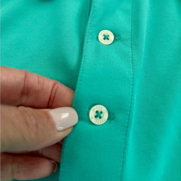 Polo Golf Performance Ralph Lauren Bright Blue Polo Shirt Medium - Picture 4 of 9